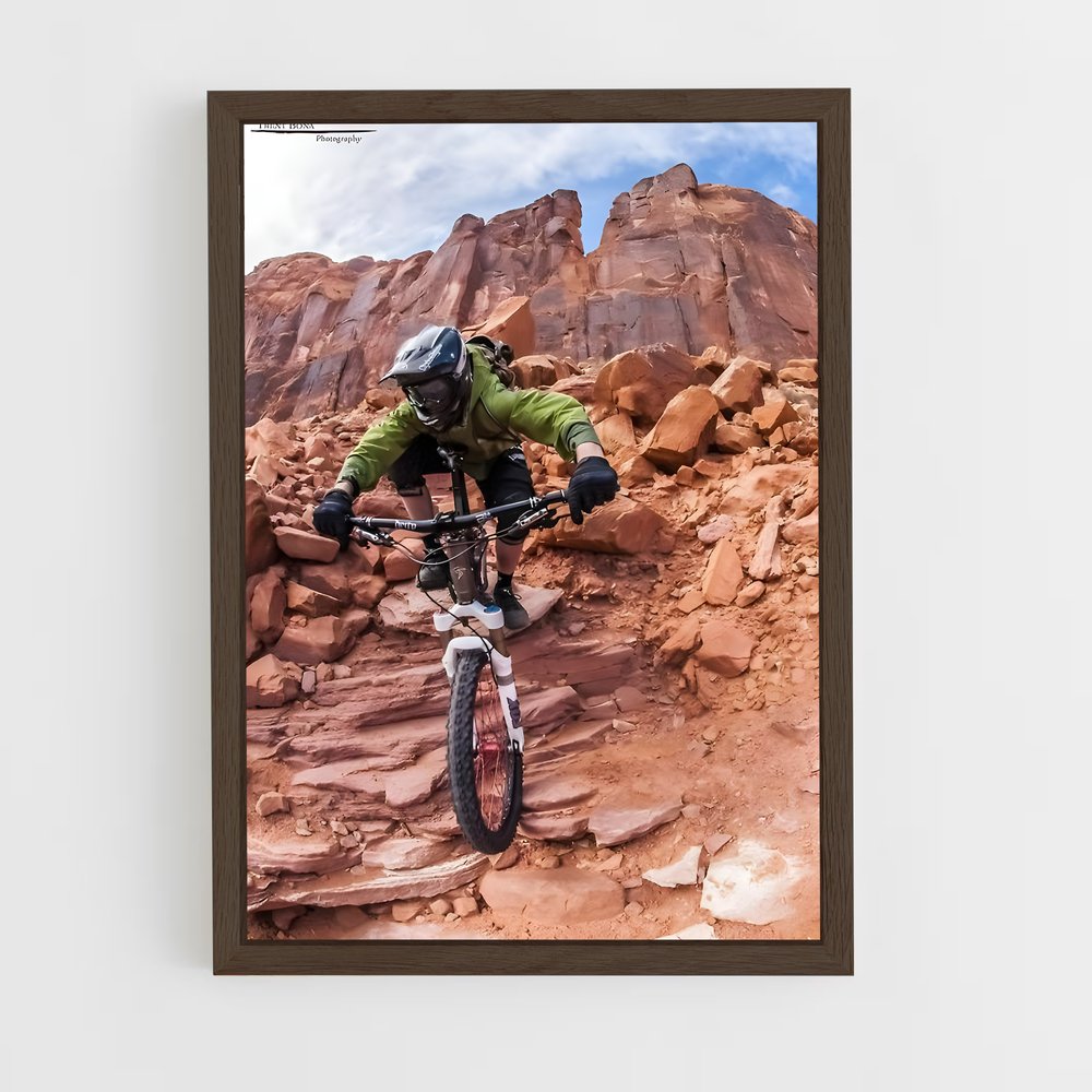 Poster Descente Sauvage – affiche Cyclisme (vue 5)